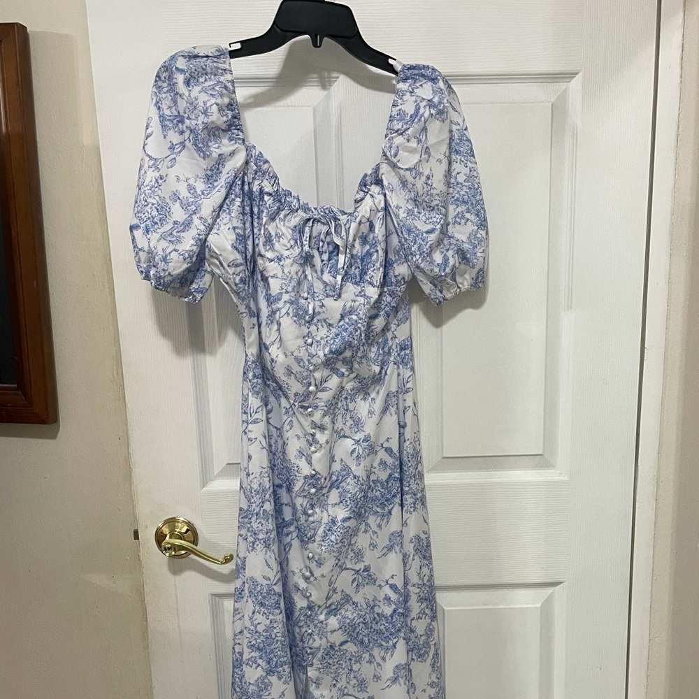 Missguided Floral Midi Dress NWT US 4